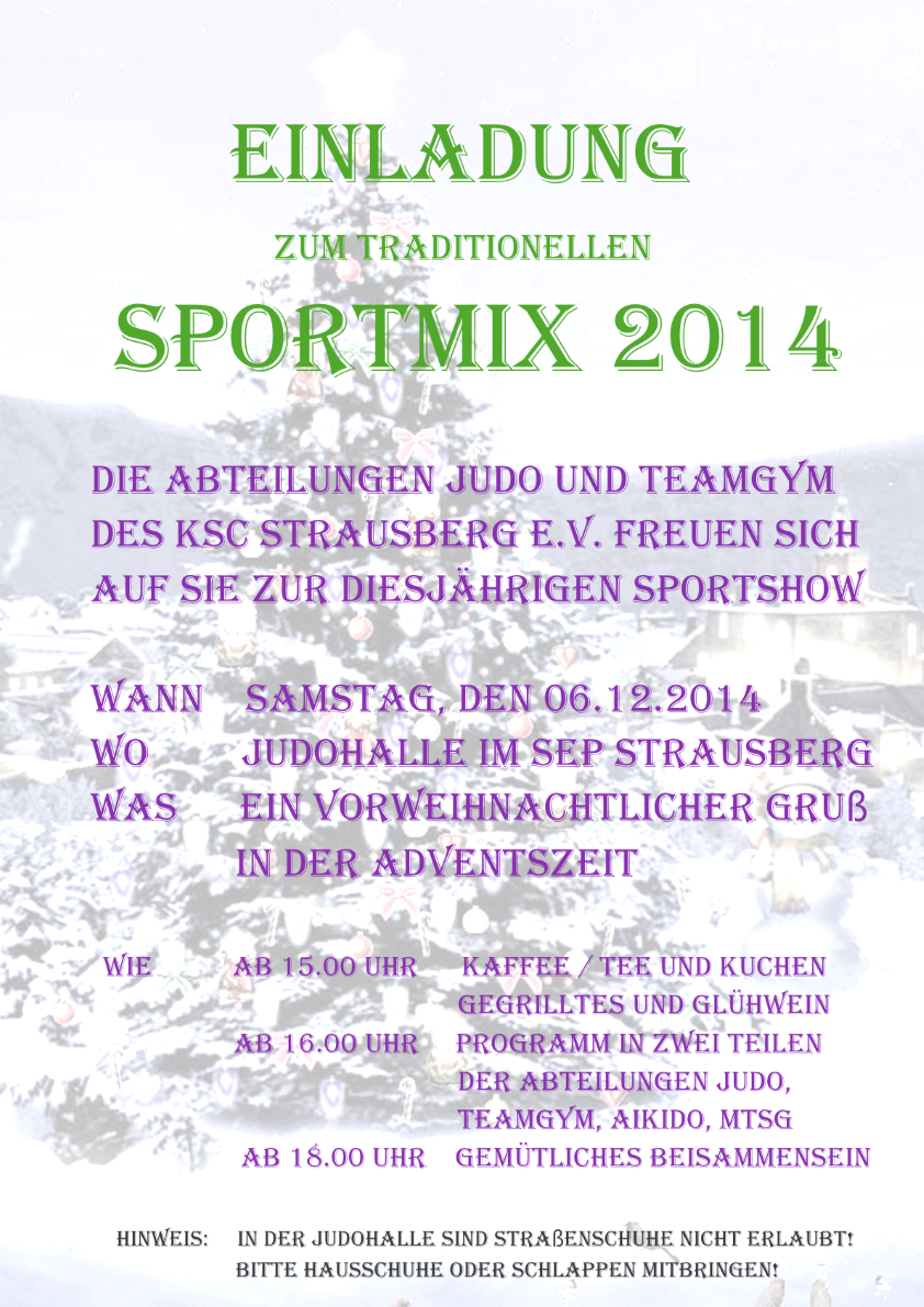Einladung Sportmix 2014